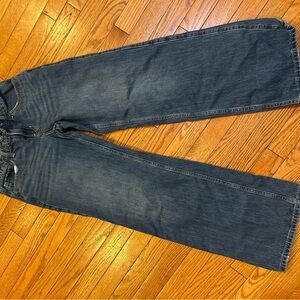 Hollister womens wide leg baggy in Deep Blue